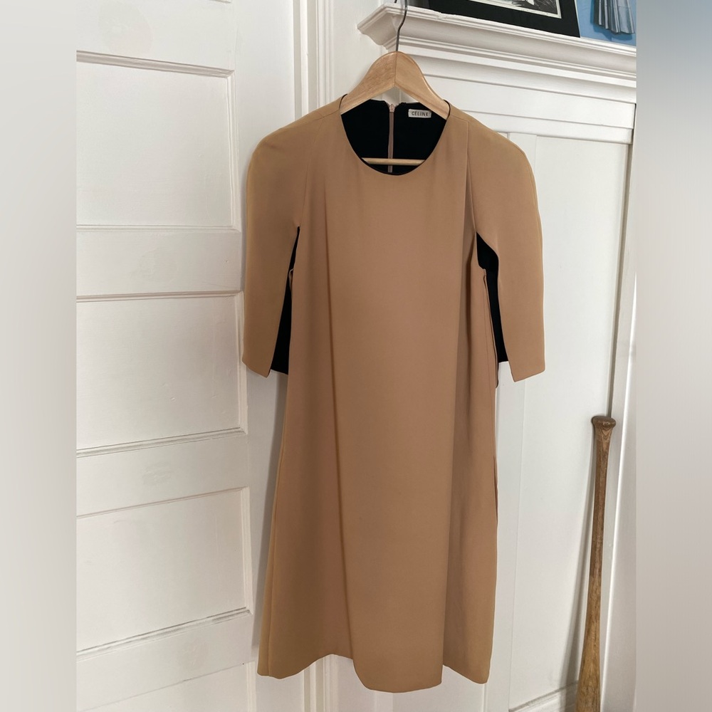 Céline early Phoebe Philo tan romper Sz FR 38